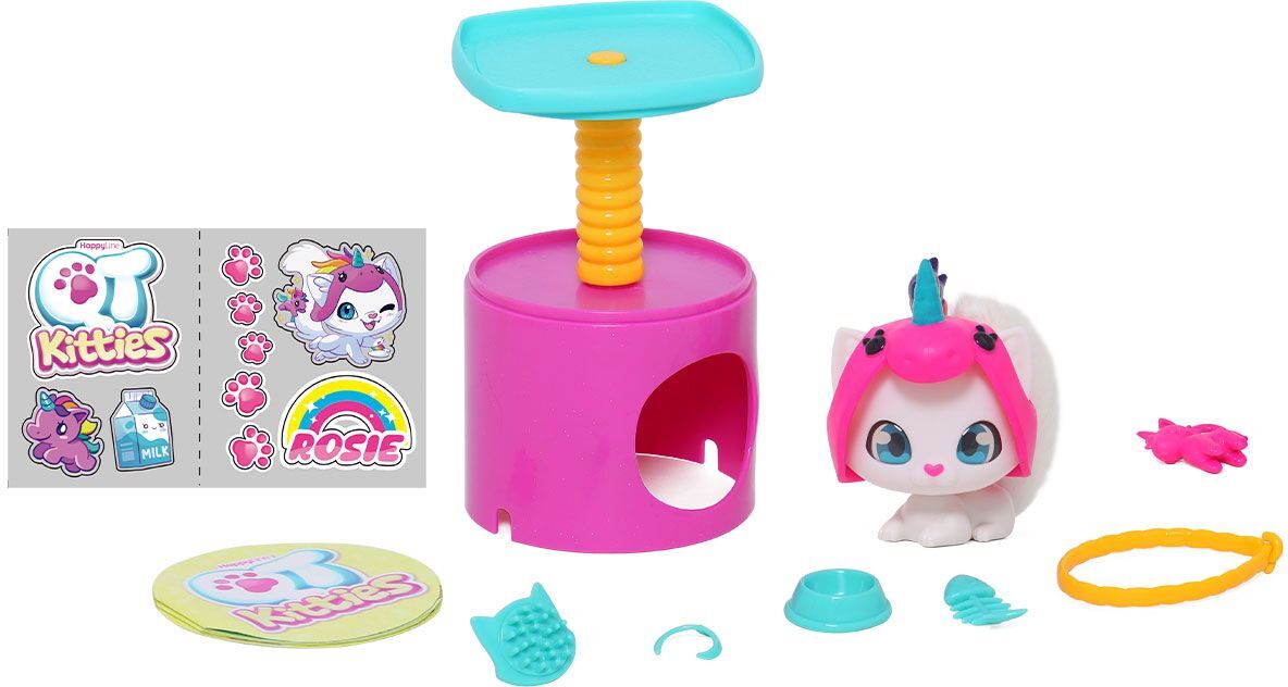 Игровой набор QT Kitties - Котенок Роузи (фигурка, домик, аксессуары) (450001-4) фото 3