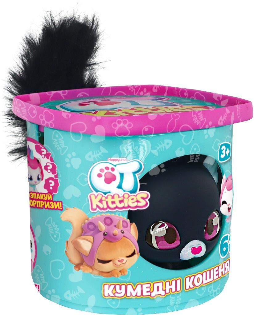 Игровой набор QT Kitties - Котенок Эш (фигурка, домик, аксессуары) (450001-6) фото 