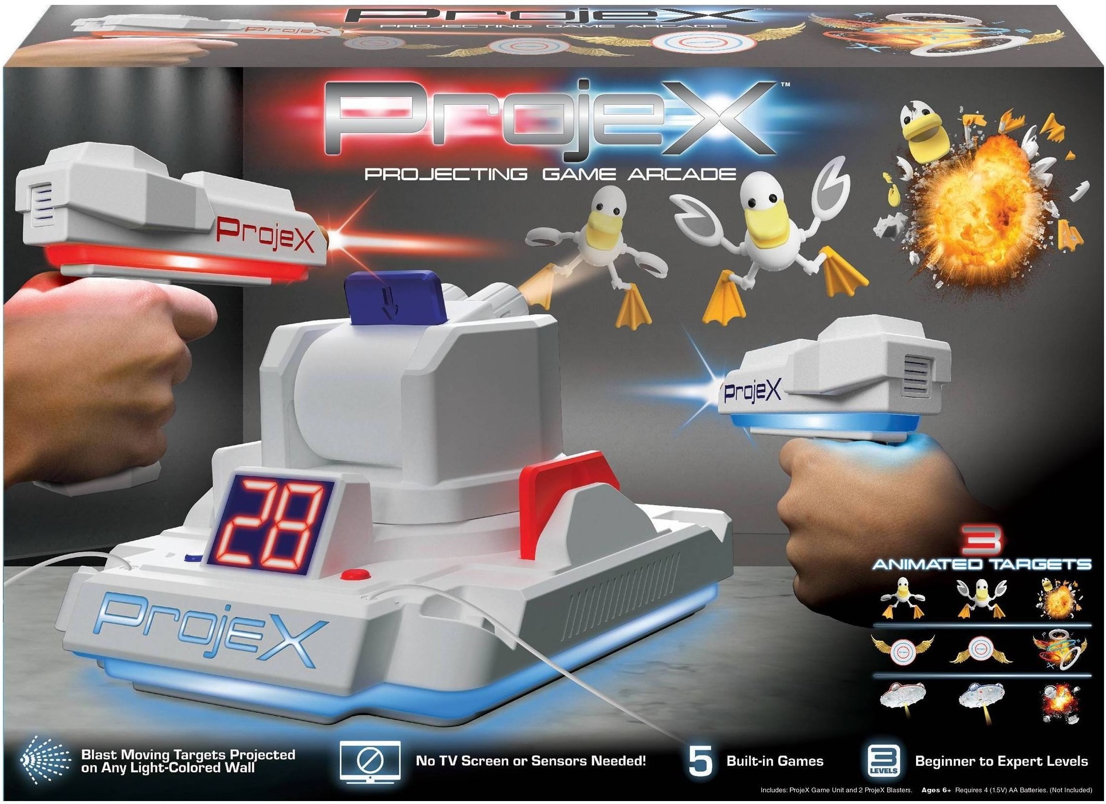 Ігровий набір для лазерних боїв - Laser X Проектор Animated (52608)фото2