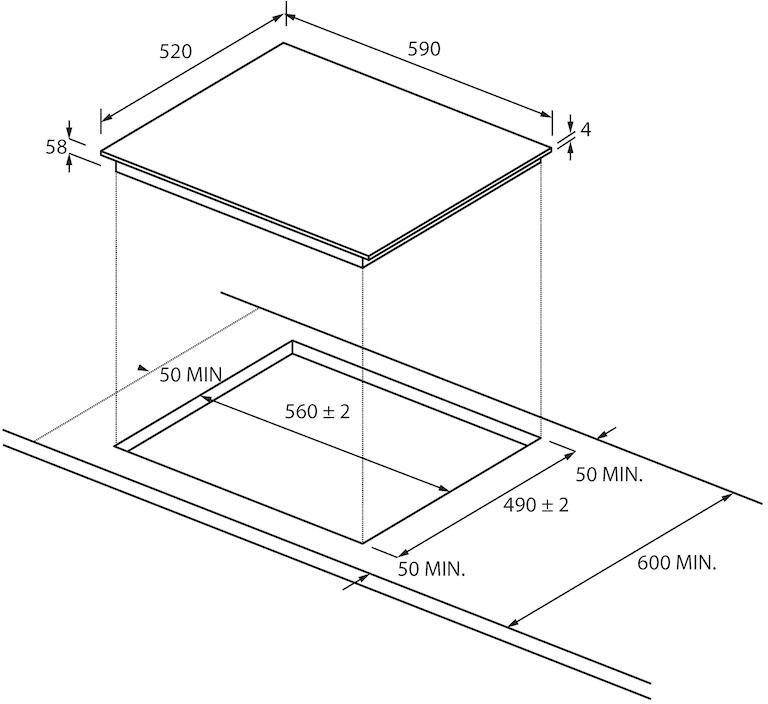 Варильна поверхня індукційна Candy CTP643C/YEPфото2