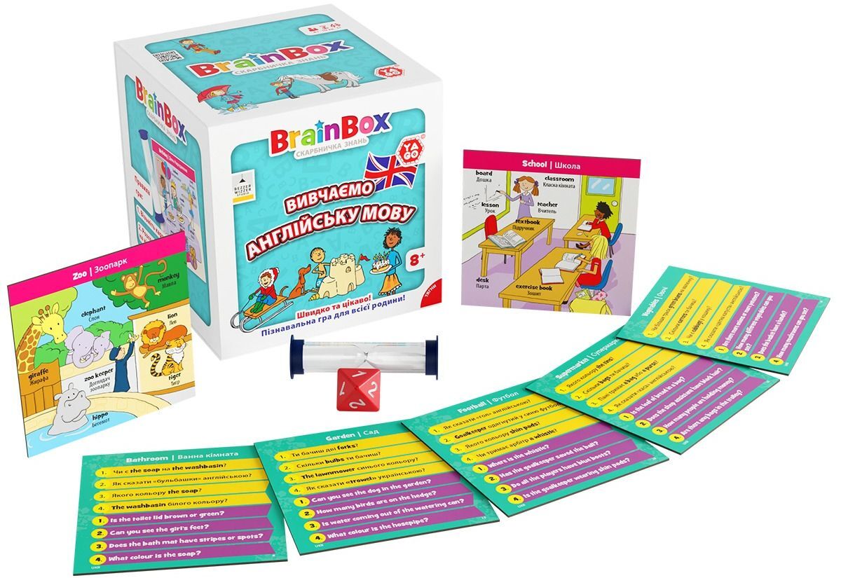 Пізнавальна гра Yago - Brainbox Вчимо Англійська Мова (BZZBRLLE01UA)фото5