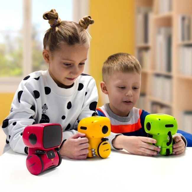 Інтерактивний робот із голосовим керуванням – AT-Robot (жовтий, озвуч.укр.) (AT001-03-UKR)фото