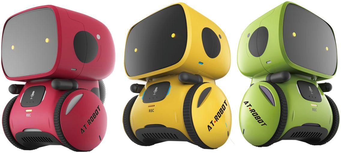 Інтерактивний робот із голосовим керуванням – AT-Robot (жовтий, озвуч.укр.) (AT001-03-UKR)фото
