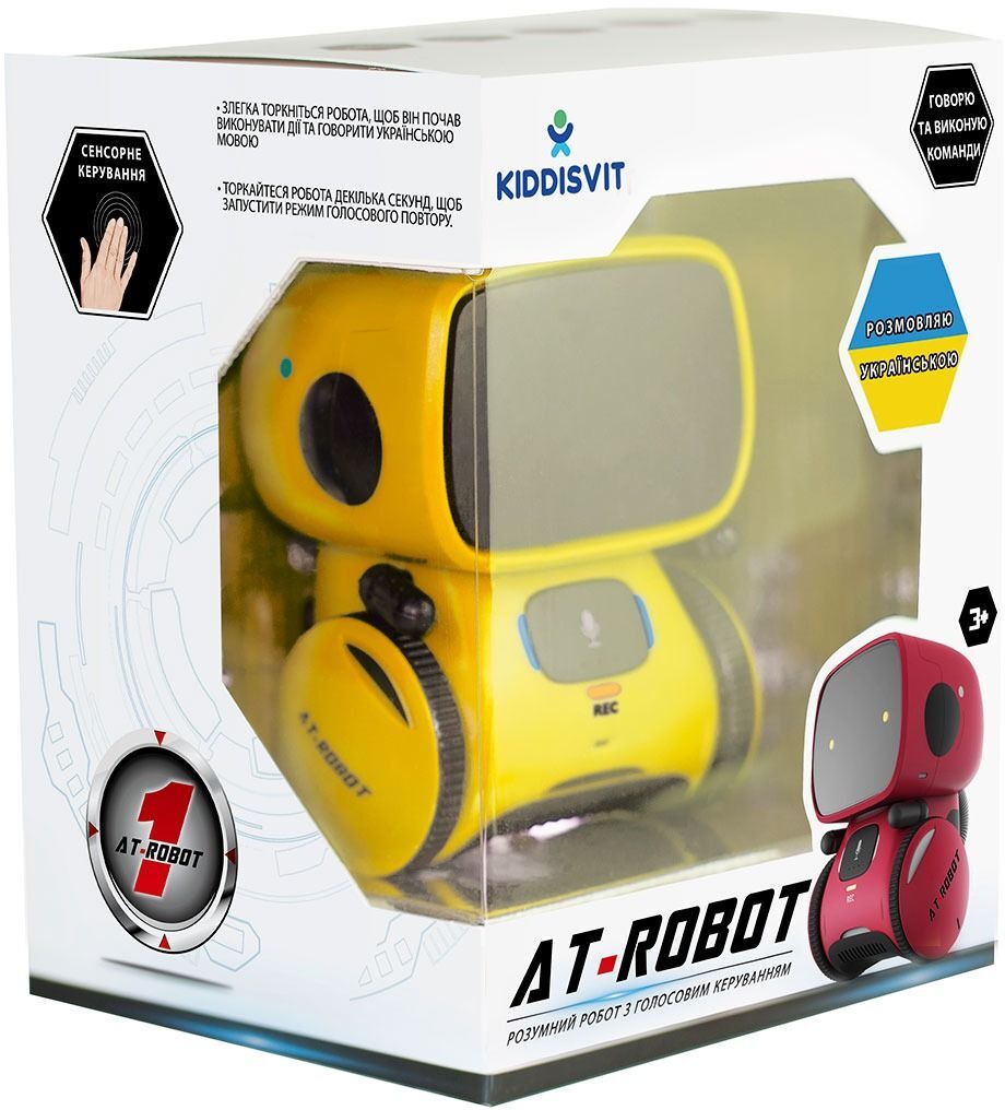 Інтерактивний робот із голосовим керуванням – AT-Robot (жовтий, озвуч.укр.) (AT001-03-UKR)фото9