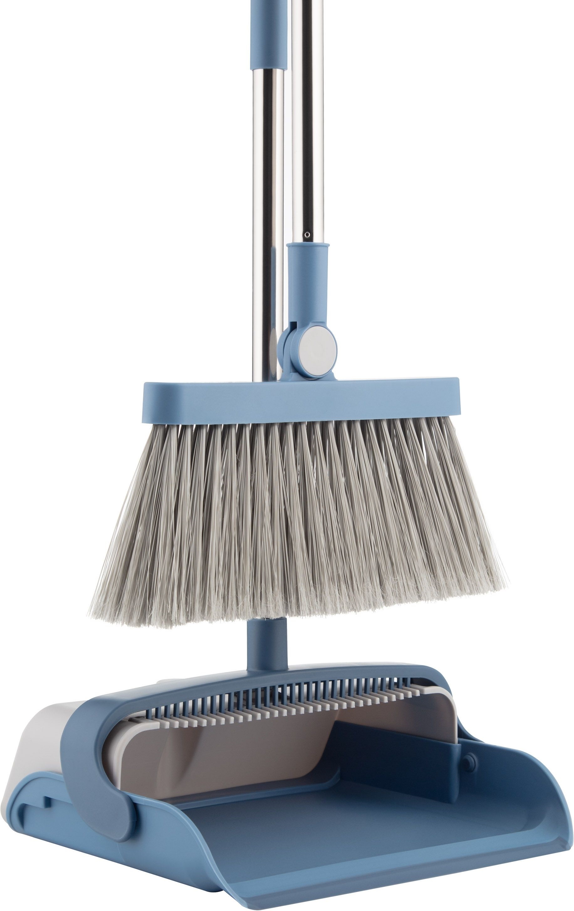 Набір для прибирання совок та щітка з довгою ручкою ARDESTO 79.2см, блакитний (ARHE1301B)фото