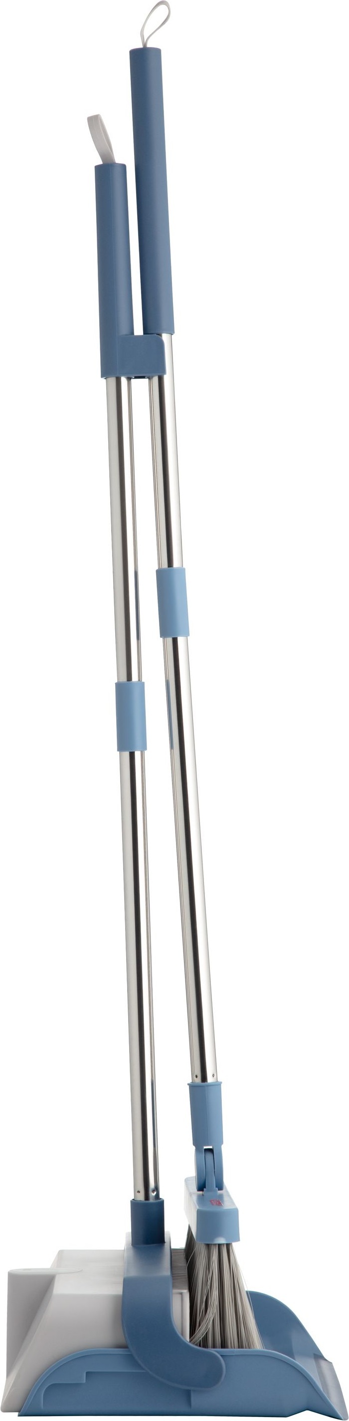 Набір для прибирання совок та щітка з довгою ручкою ARDESTO 79.2см, блакитний (ARHE1301B)фото