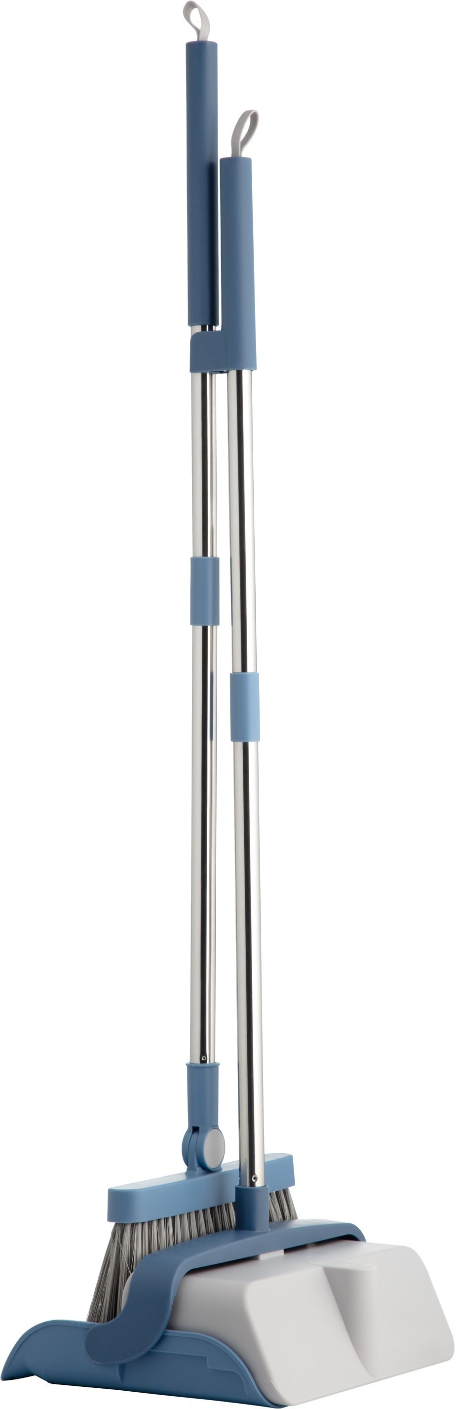 Набір для прибирання совок та щітка з довгою ручкою ARDESTO 79.2см, блакитний (ARHE1301B)фото