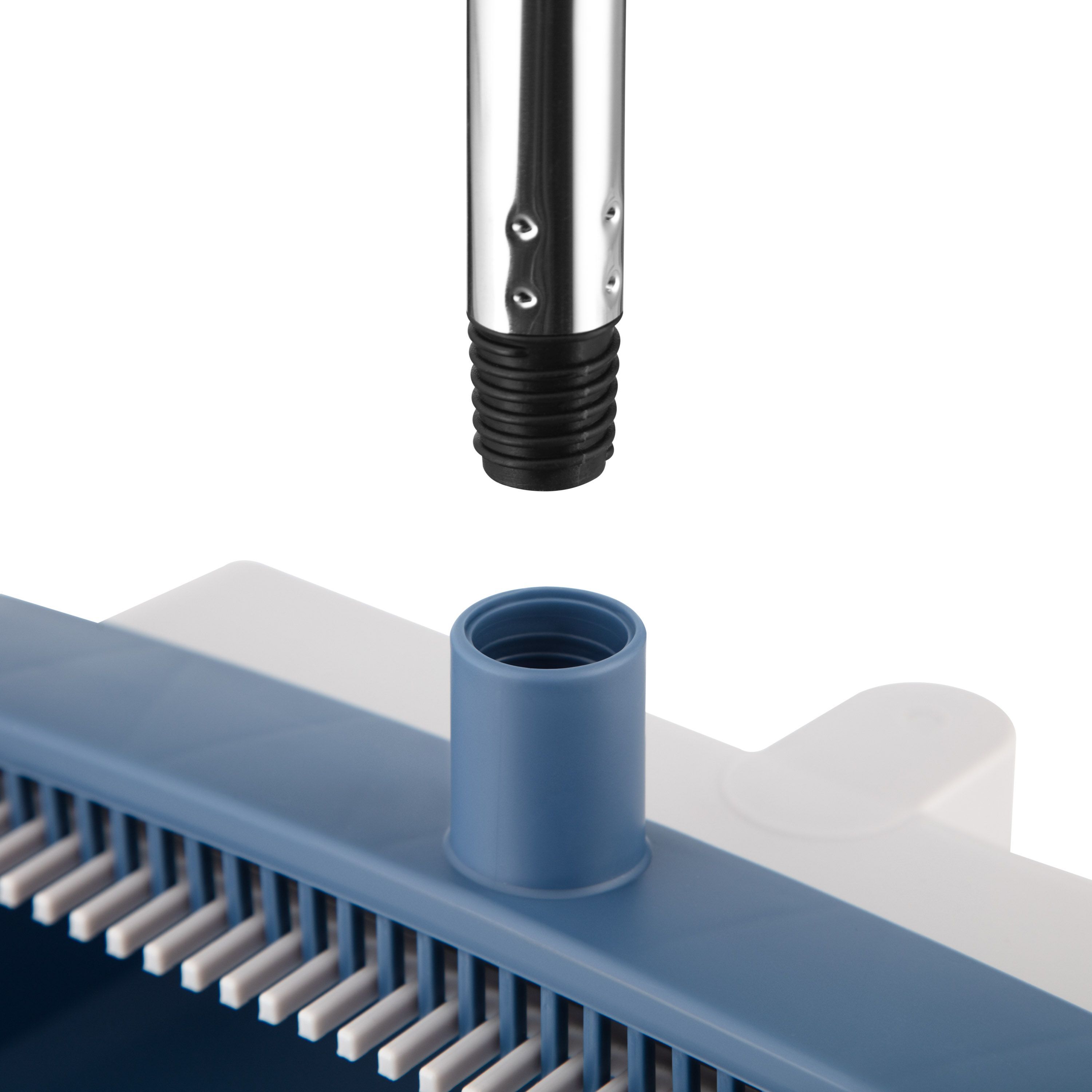 Набір для прибирання совок та щітка з довгою ручкою ARDESTO 79.2см, блакитний (ARHE1301B)фото