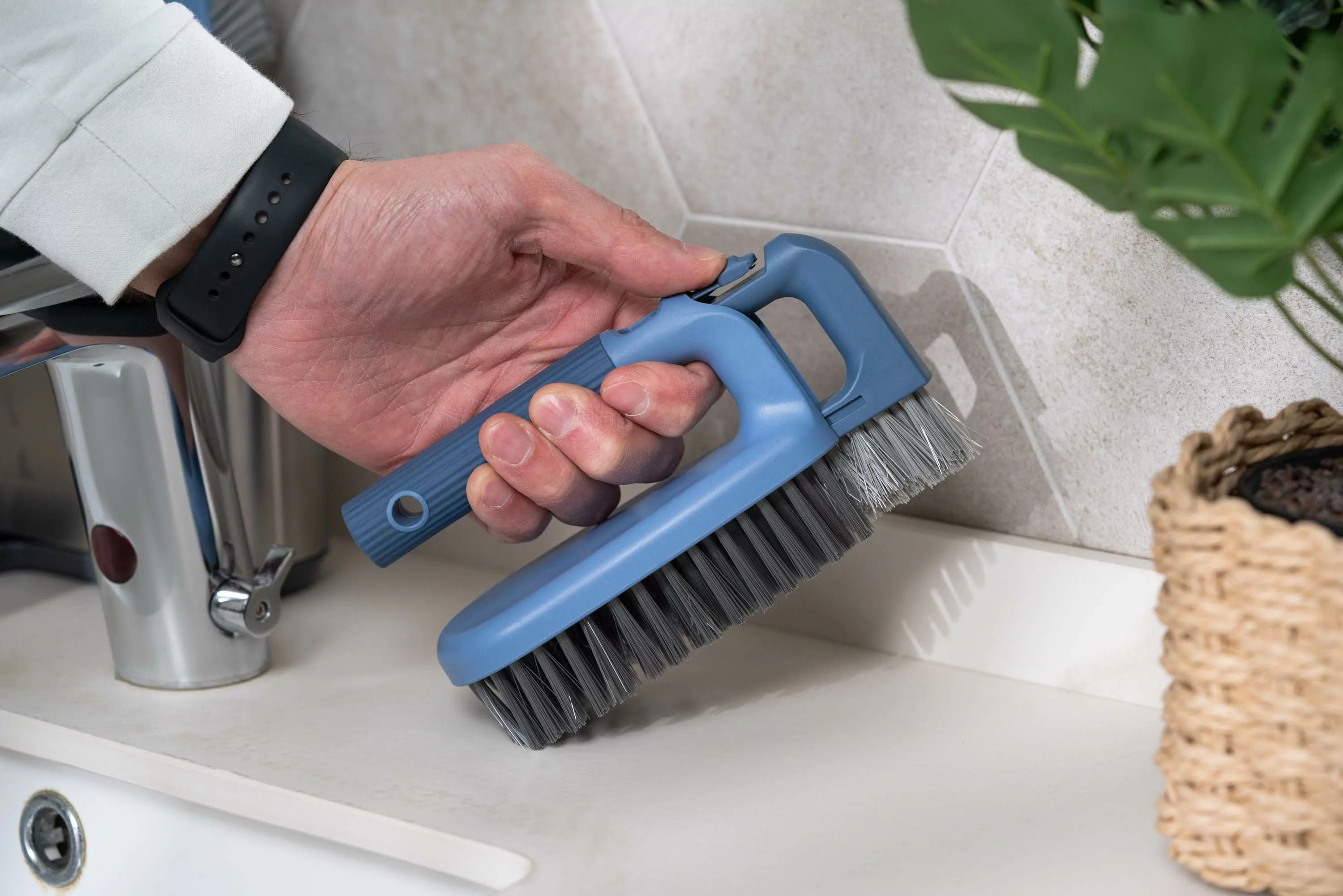 Щетка для мытья 2 в 1 ARDESTO 13.9x7x9см, синий (ARHE1302B) фото 12