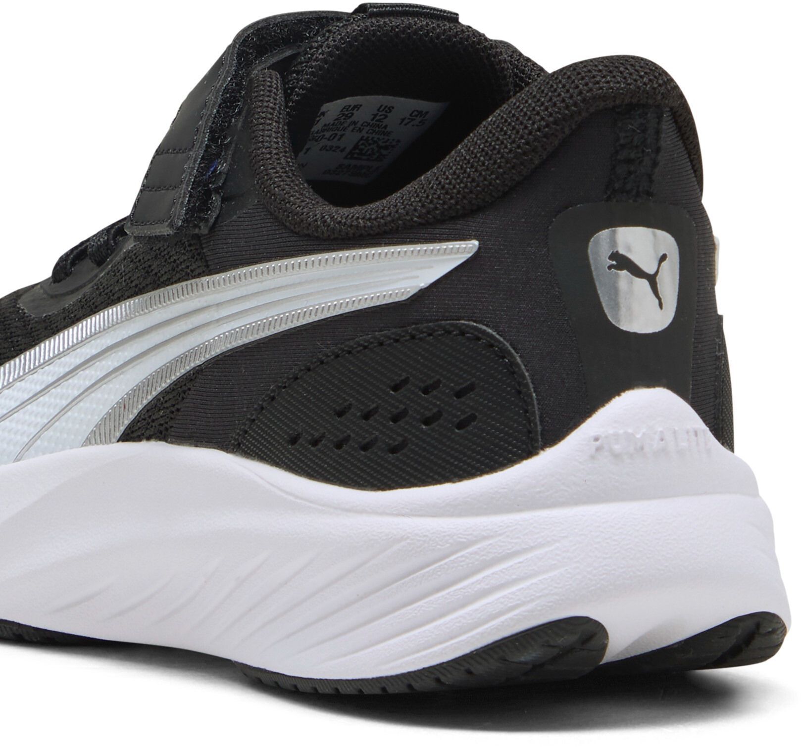 Кросівки для хлопчиків Puma Pounce Lite AC+ PS 311650-01 33 (1 UK) чорно-біліфото5