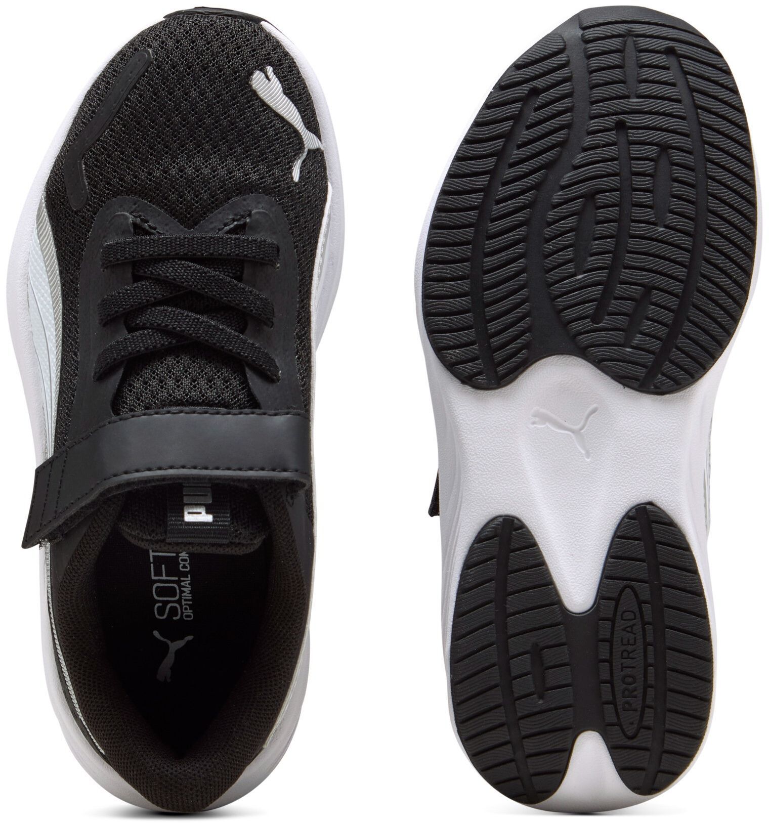 Кросівки для хлопчиків Puma Pounce Lite AC+ PS 311650-01 33 (1 UK) чорно-біліфото6