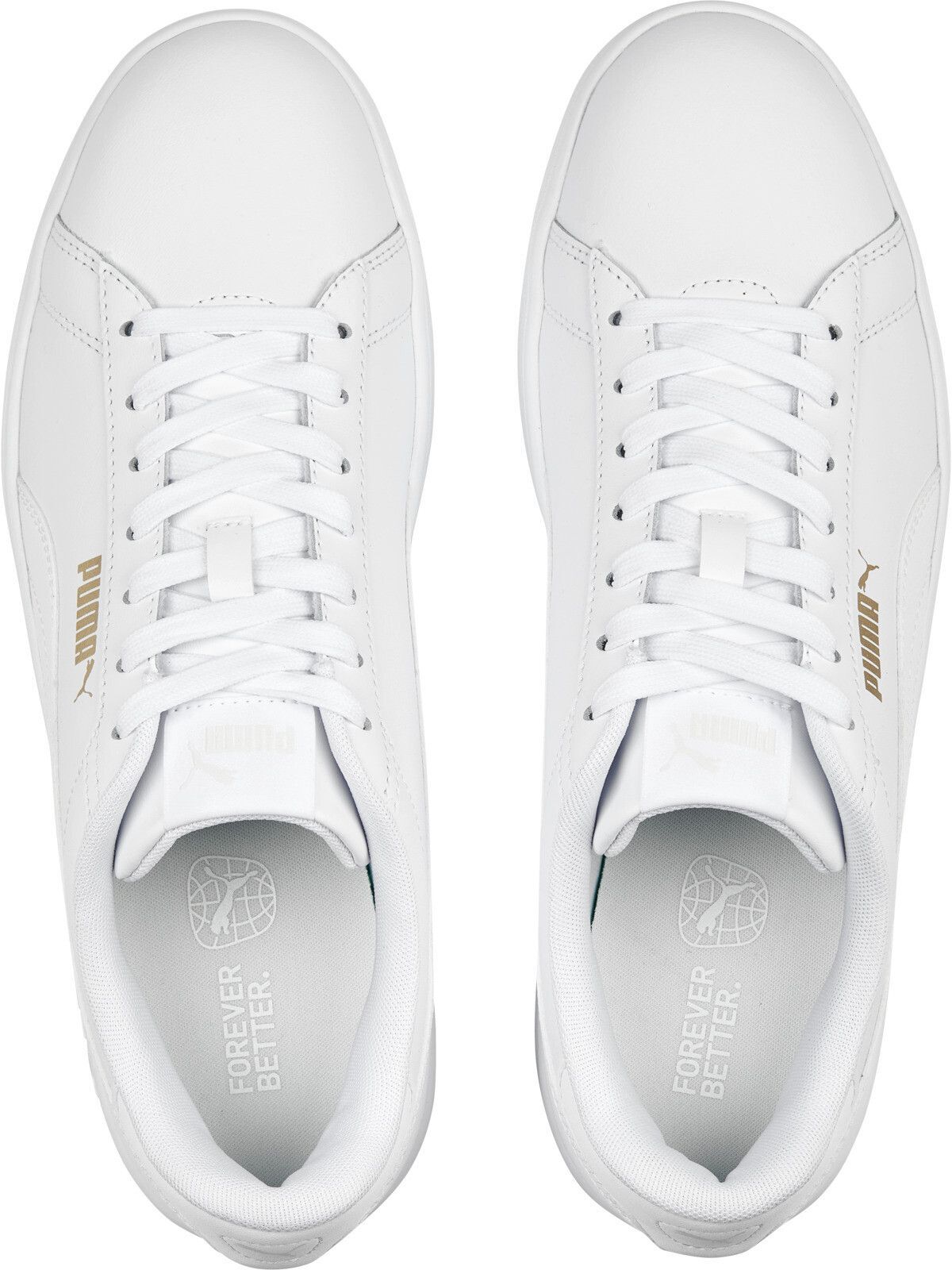Кеды Puma Smash 3.0 L 390987-01 36 (3.5 UK) белые фото 4