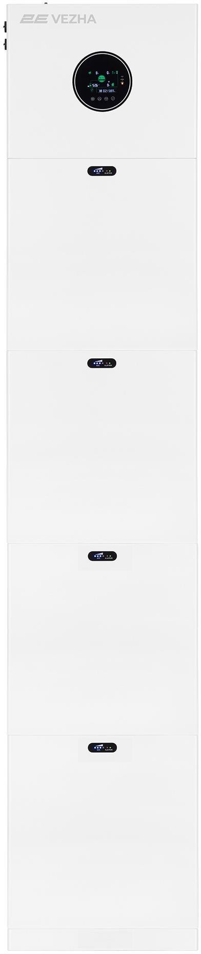 Система резервного питания 2E PowerWall Vezha 5000 Вт, 20.48 кВт/ч, MPPT 5.5 кВт, WiFi (2E-ESS-PWV5-20) фото