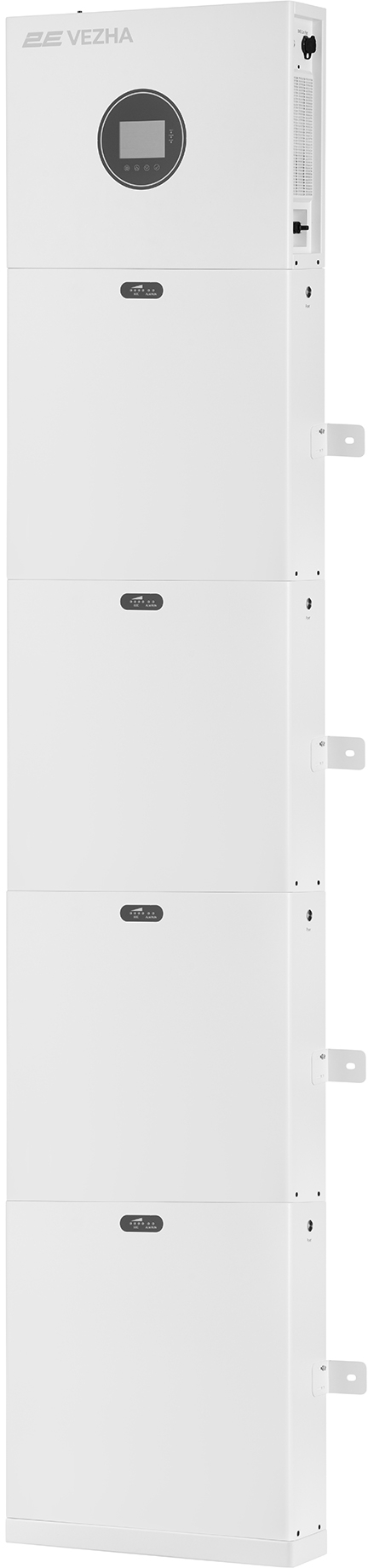 Система резервного питания 2E PowerWall Vezha 5000 Вт, 20.48 кВт/ч, MPPT 5.5 кВт, WiFi (2E-ESS-PWV5-20) фото
