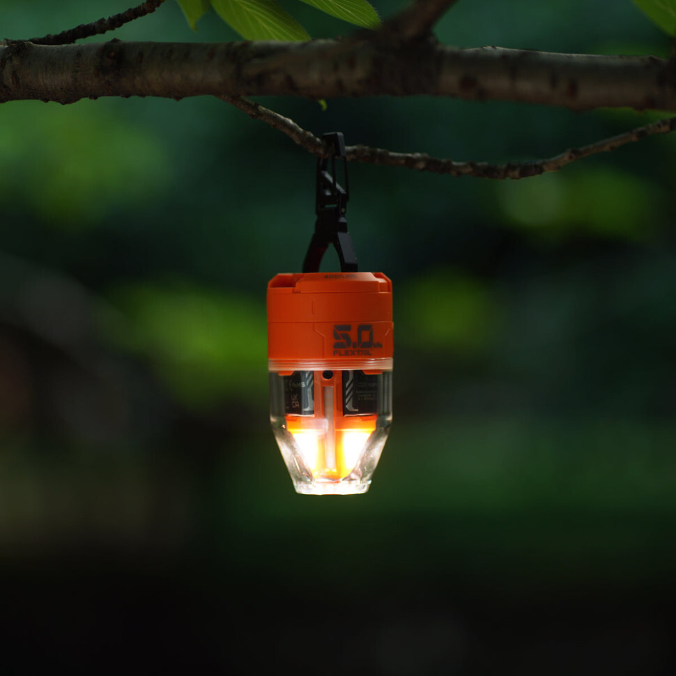 Насос-ліхтар кемпінговий Flextail Max Pump 3, оранжевийфото5