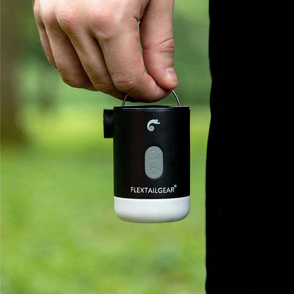 Насос-фонарь-powerbank кемпинговый Flextail Max Pump 2 Pro белый фото 6