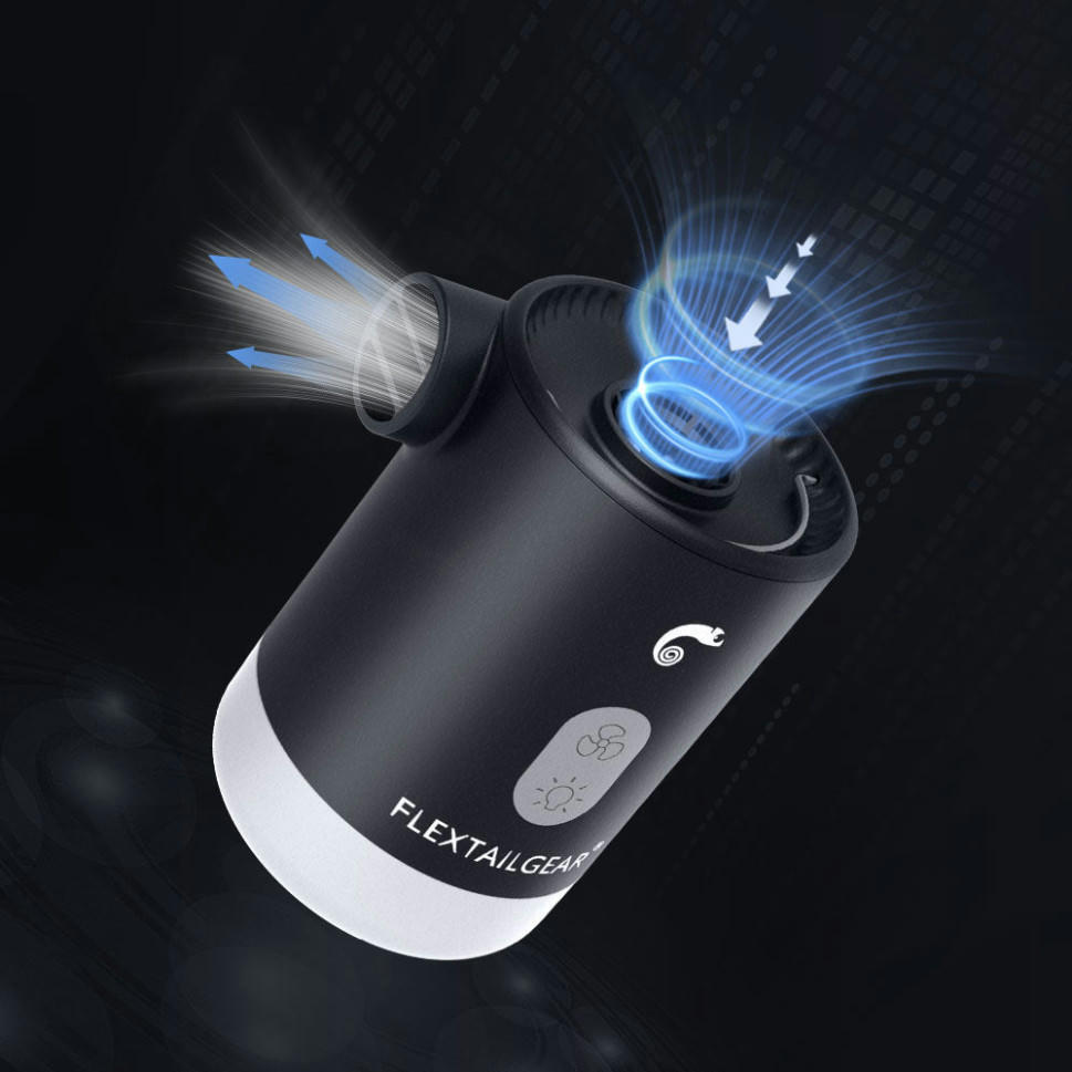 Насос-ліхтар-powerbank кемпінговий Flextail Max Pump 2 Pro, чорнийфото7
