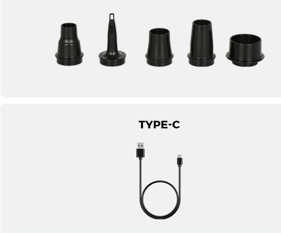 Портативный воздушный насос Flextail Evo Pump 3 1000 л/мин оранжевый фото 2