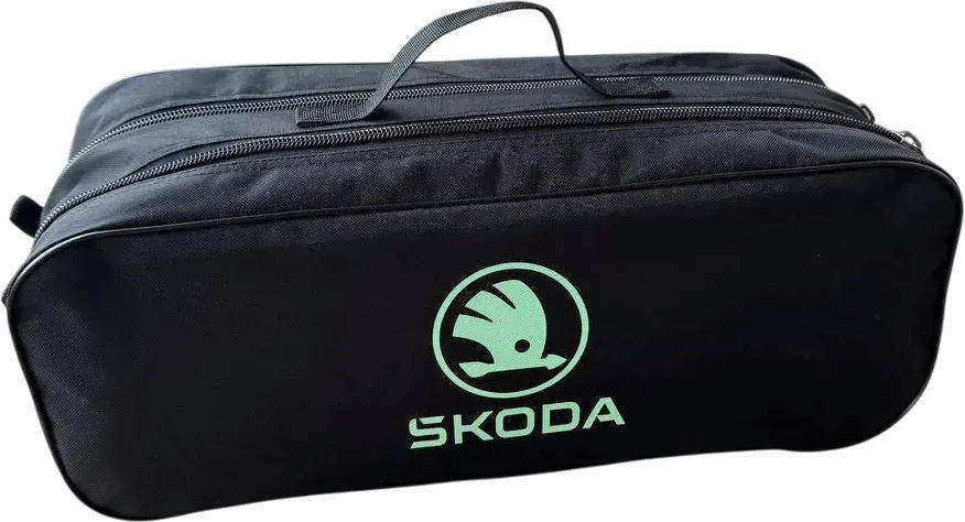 Сумка-органайзер Poputchik в багажник Skoda 50х18х18см черная (03-064-2Д) фото 2