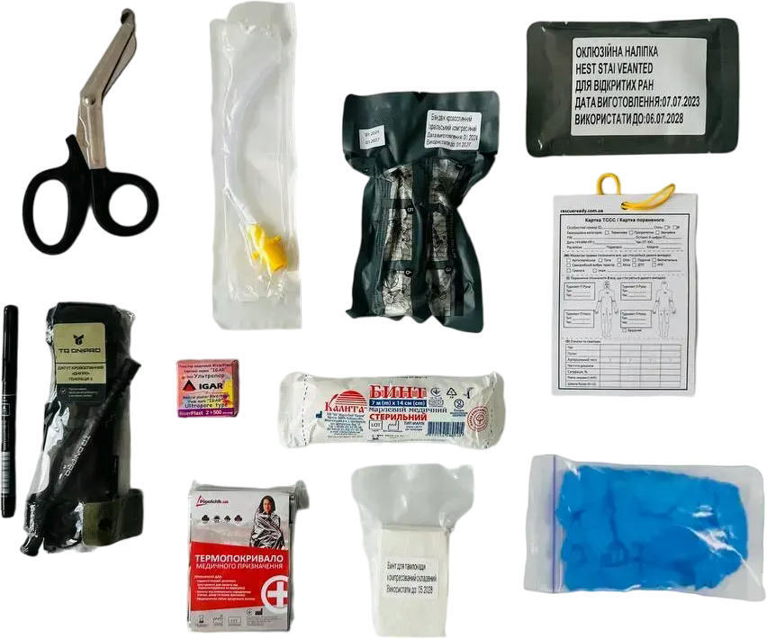 Аптечка полицейская Poputchik индивидуальная (02-084-М) фото