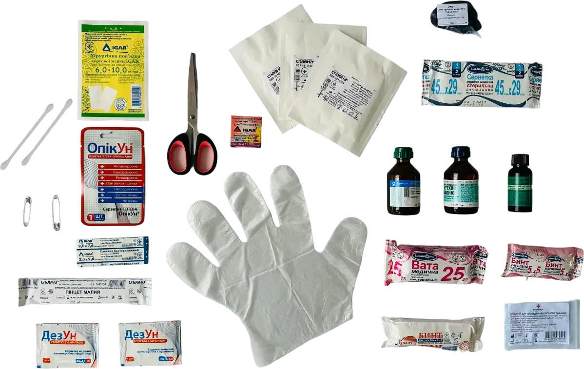 Аптечка медицинская Poputchik первой помощи согласно ТУ (02-043-П) фото 4