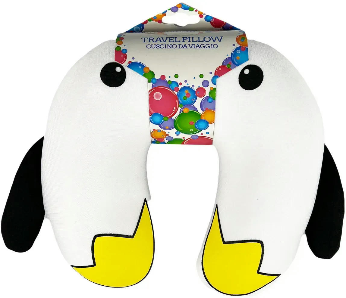 Подушка-подголовник для путешествий Bottari Martin Brown 24х24см детская черная (79001B-IS) фото 4