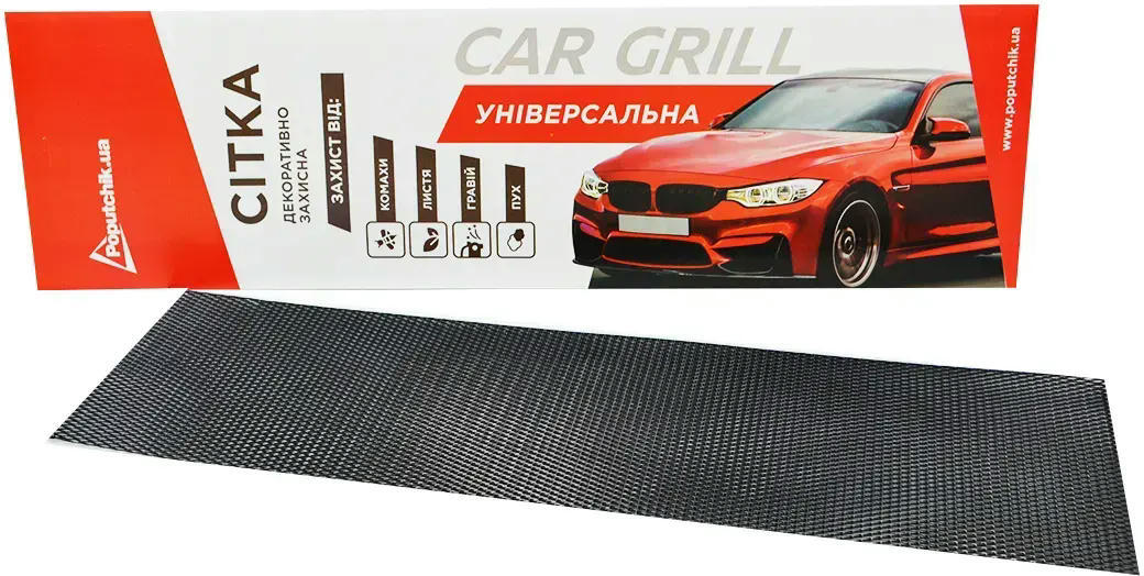 Сетка для радиатора Poputchik декоративно-защитная 100х20см №3 в упаковке (151-102-3-К) фото