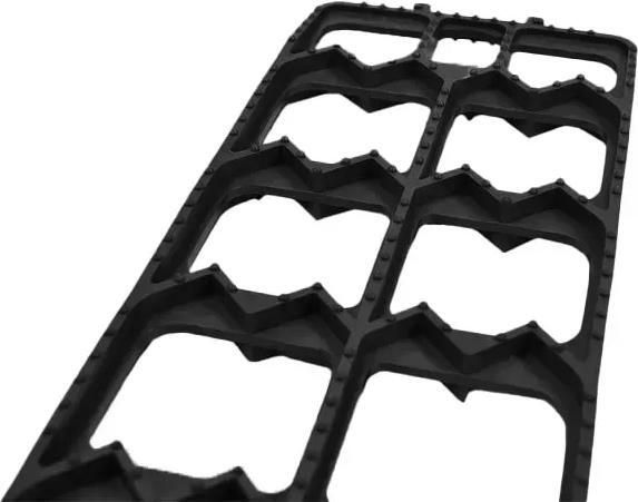 Трап противобуксовочный Poputchik 50х17х2,5см 1шт черный (22-018-IS) фото