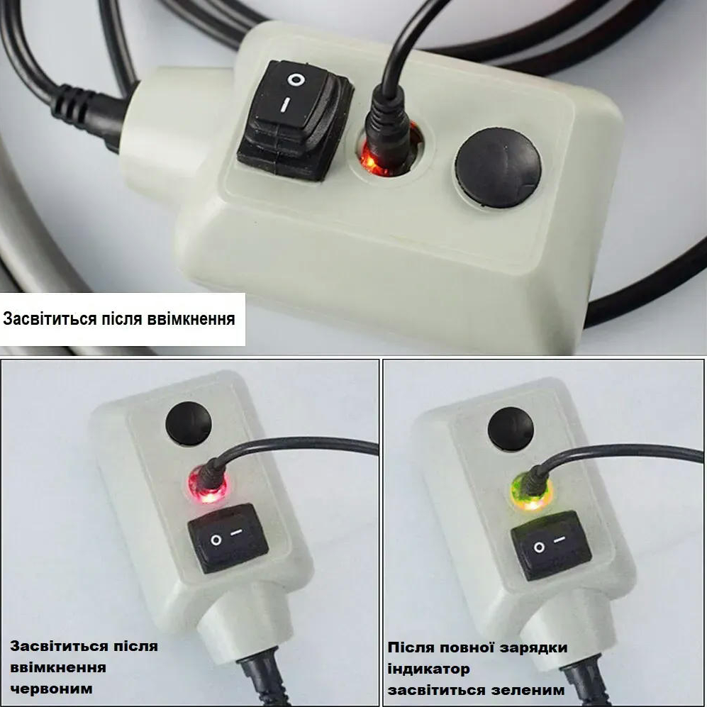 Душ туристичний портативний Poputchik на Li-ion акумуляторі 2200мАг (960300-IS)фото5