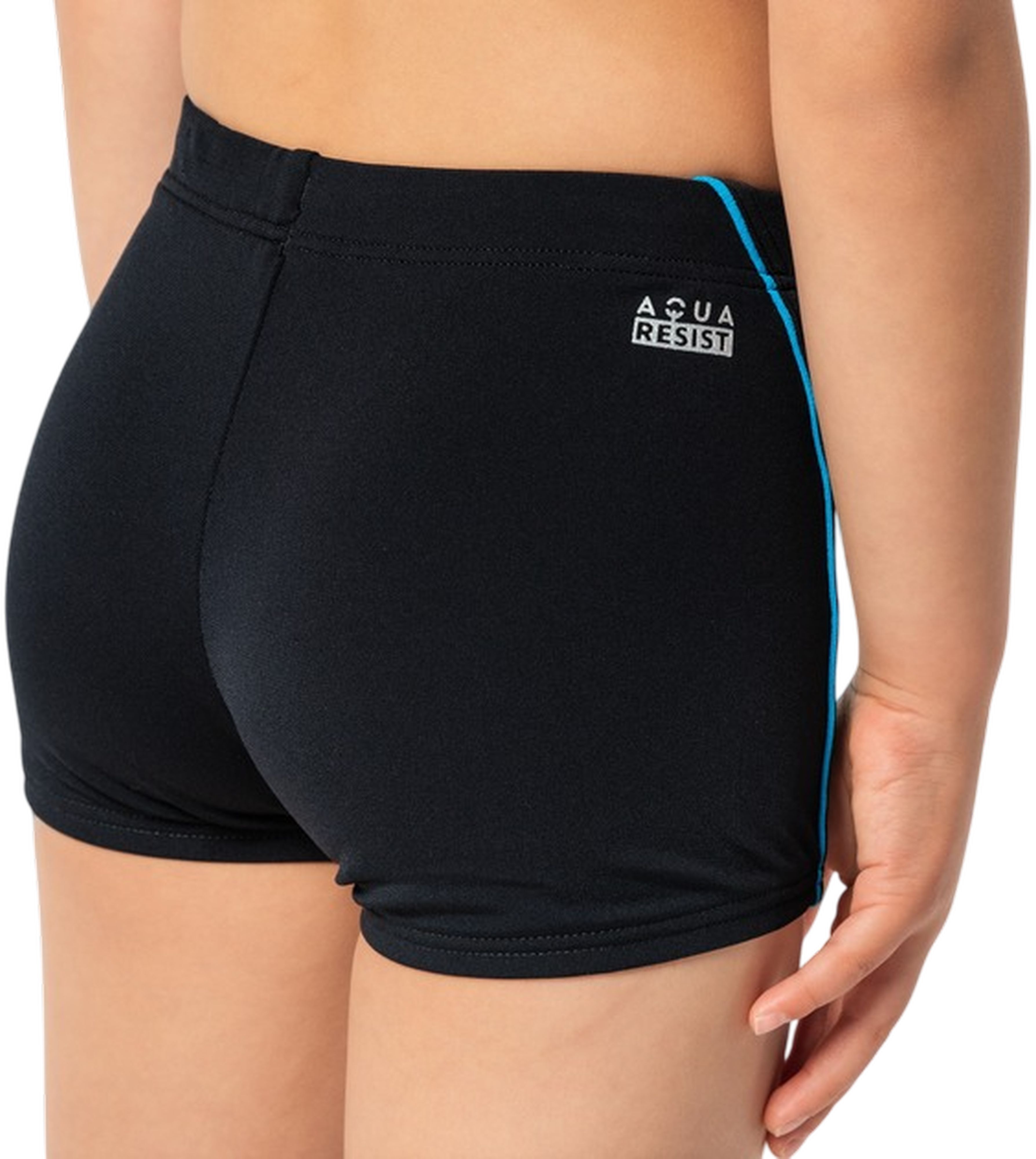 Плавки-боксери для хлопчиків Nabaiji 100 Plus 8578825 5-6 р. (113-122 см) чорніфото2