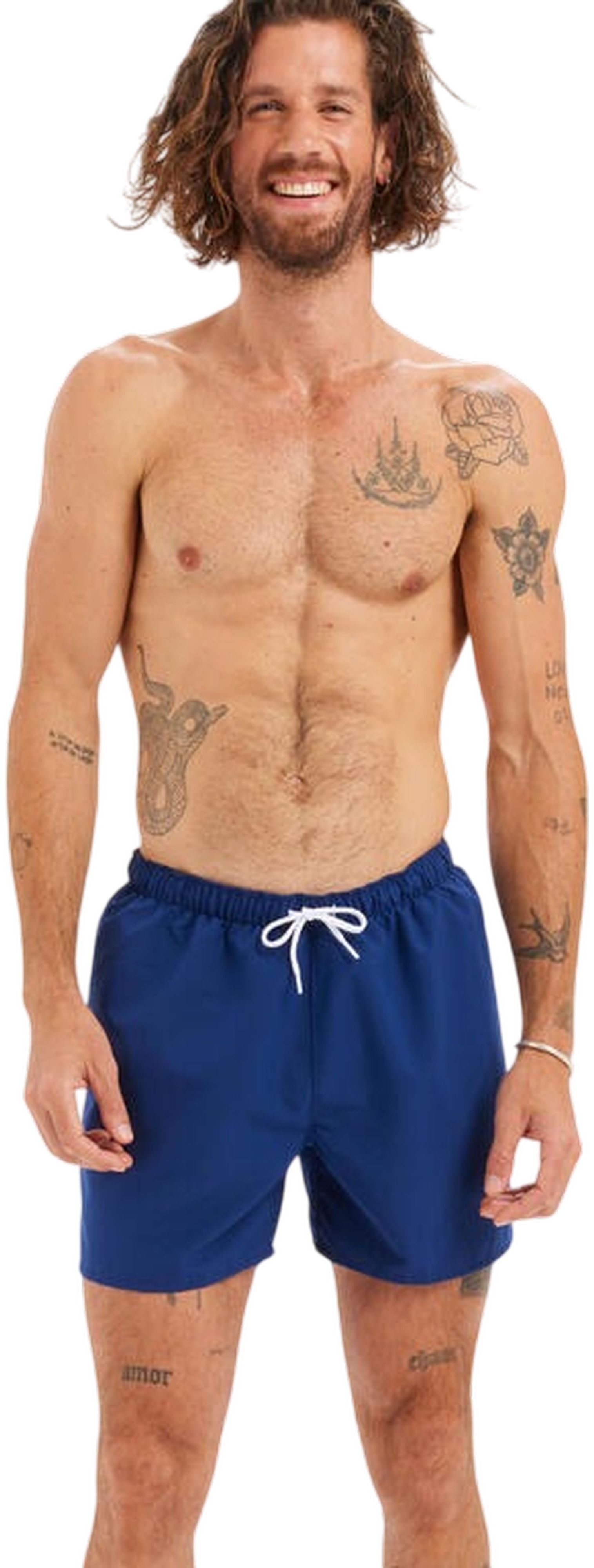 Шорты мужские для серфинга Olaian Hendaia 8776673 S синие фото 