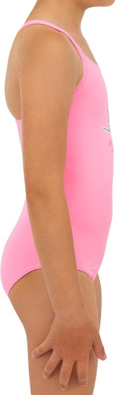 Суцільний купальник для дівчаток для серфінгу Olaian Hanalei 100 8595228 5-6 р (113-122 см) рожевийфото