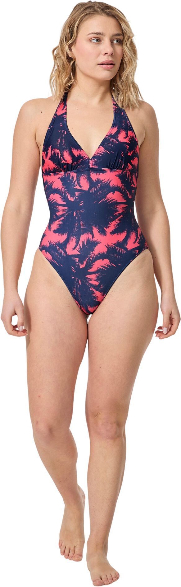 Цельный купальник для серфинга Olaian Clea Poly 8511485 38 синий фото 6