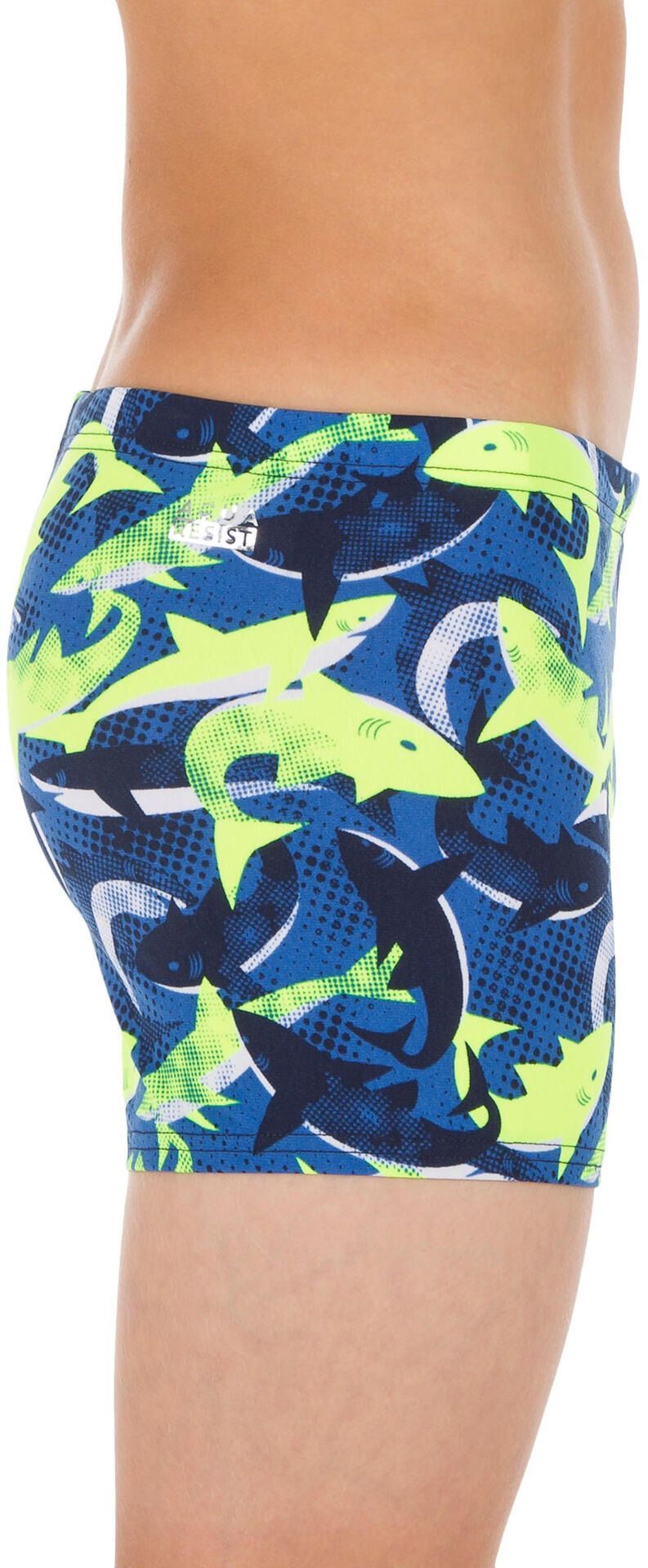 Плавки-боксеры для мальчиков Nabaiji Fitib 8601723 5-6 р (113-123 см) принт фото 3