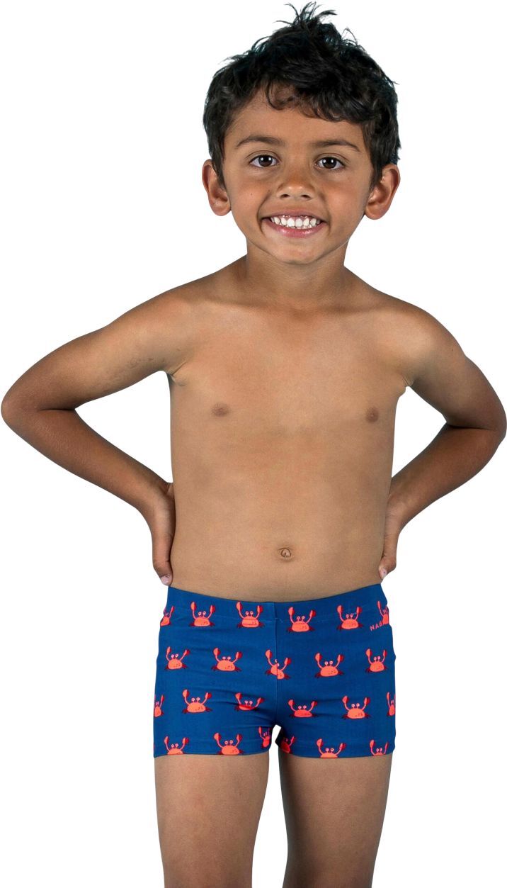 Плавки для мальчиков Nabaiji 8603368 3-4 р (96-103 см) синие фото 4
