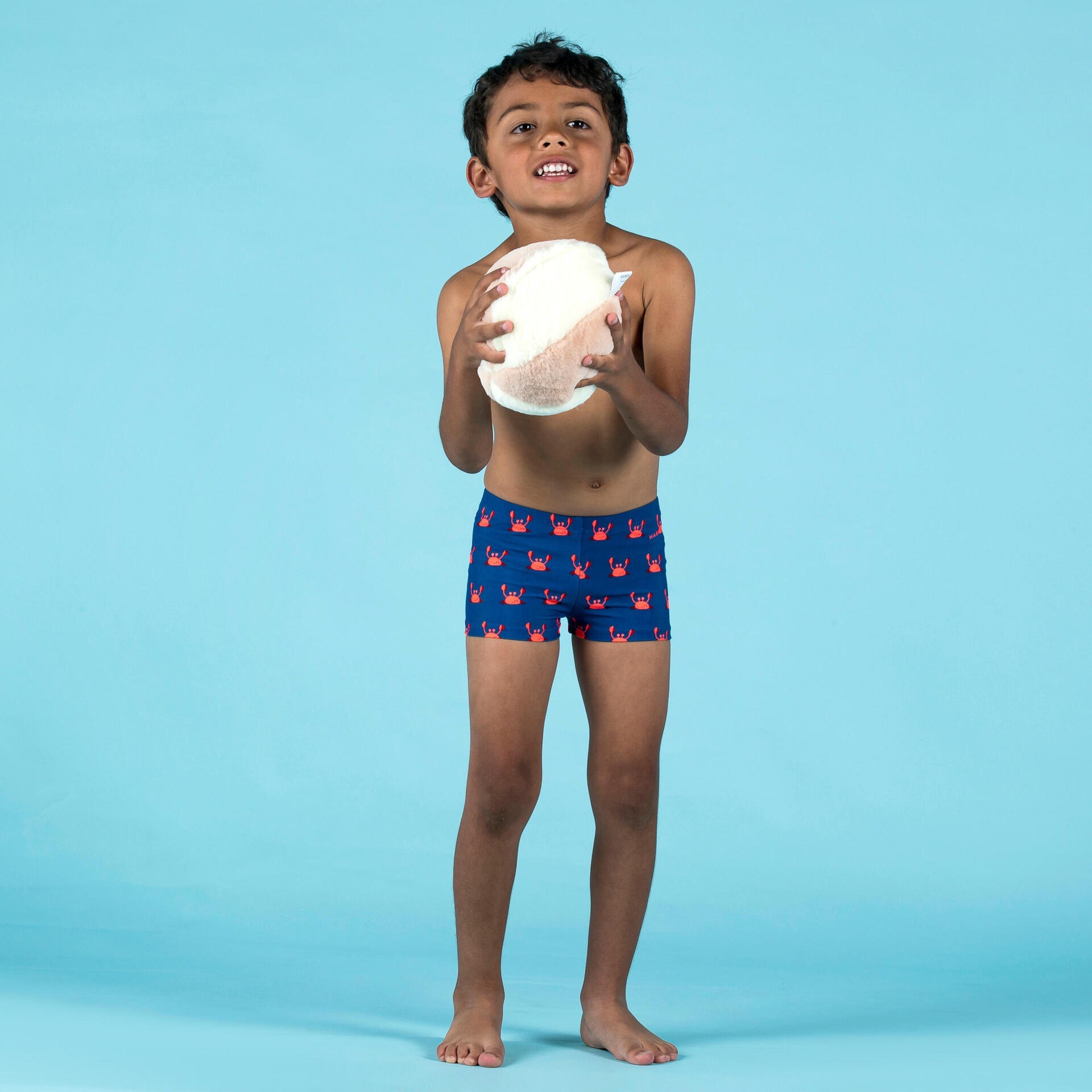 Плавки для мальчиков Nabaiji 8603368 3-4 р (96-103 см) синие фото 5