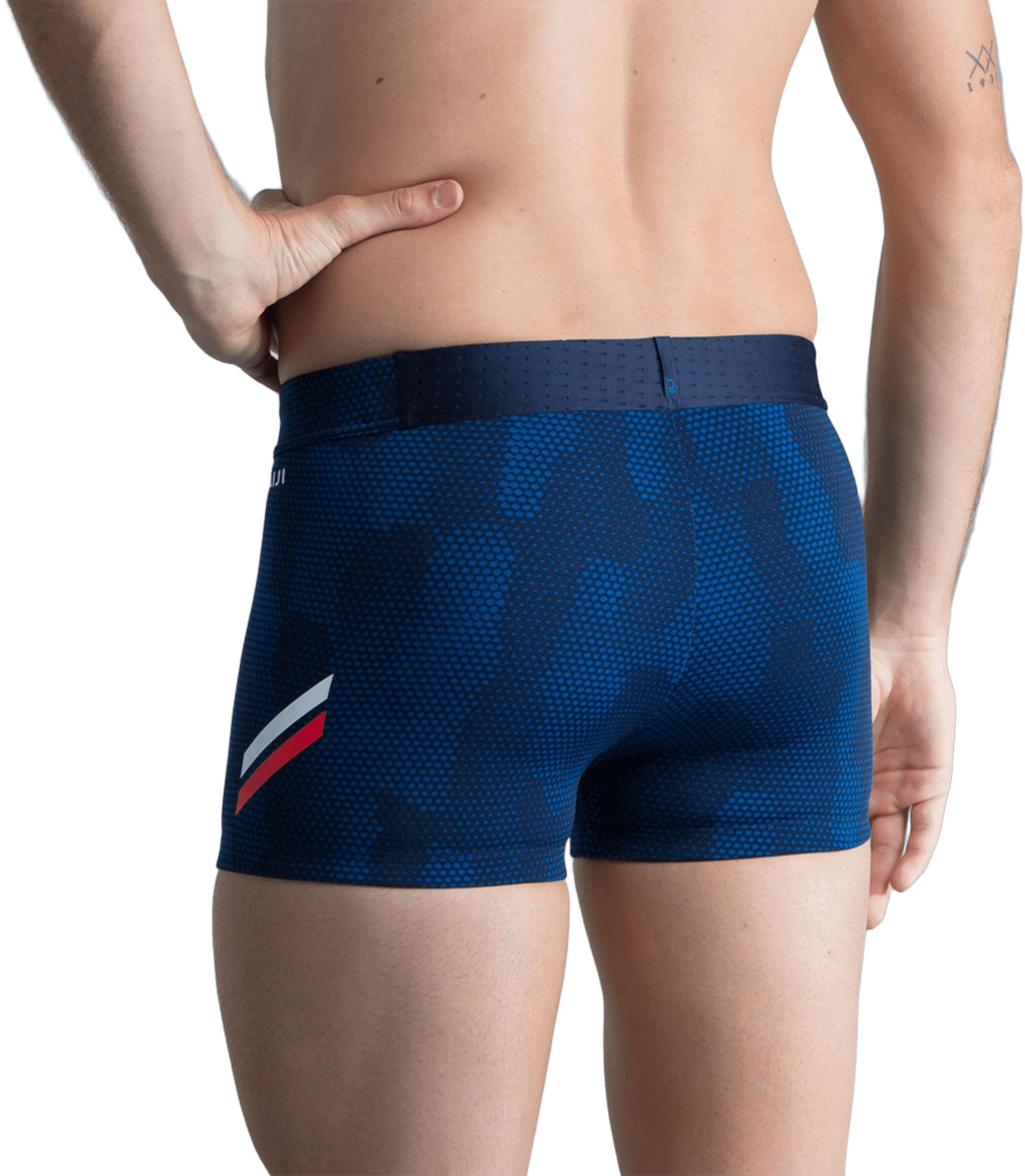 Плавки-боксеры Nabaiji 500 Fiti All Harm 8732165 40 синие фото 2