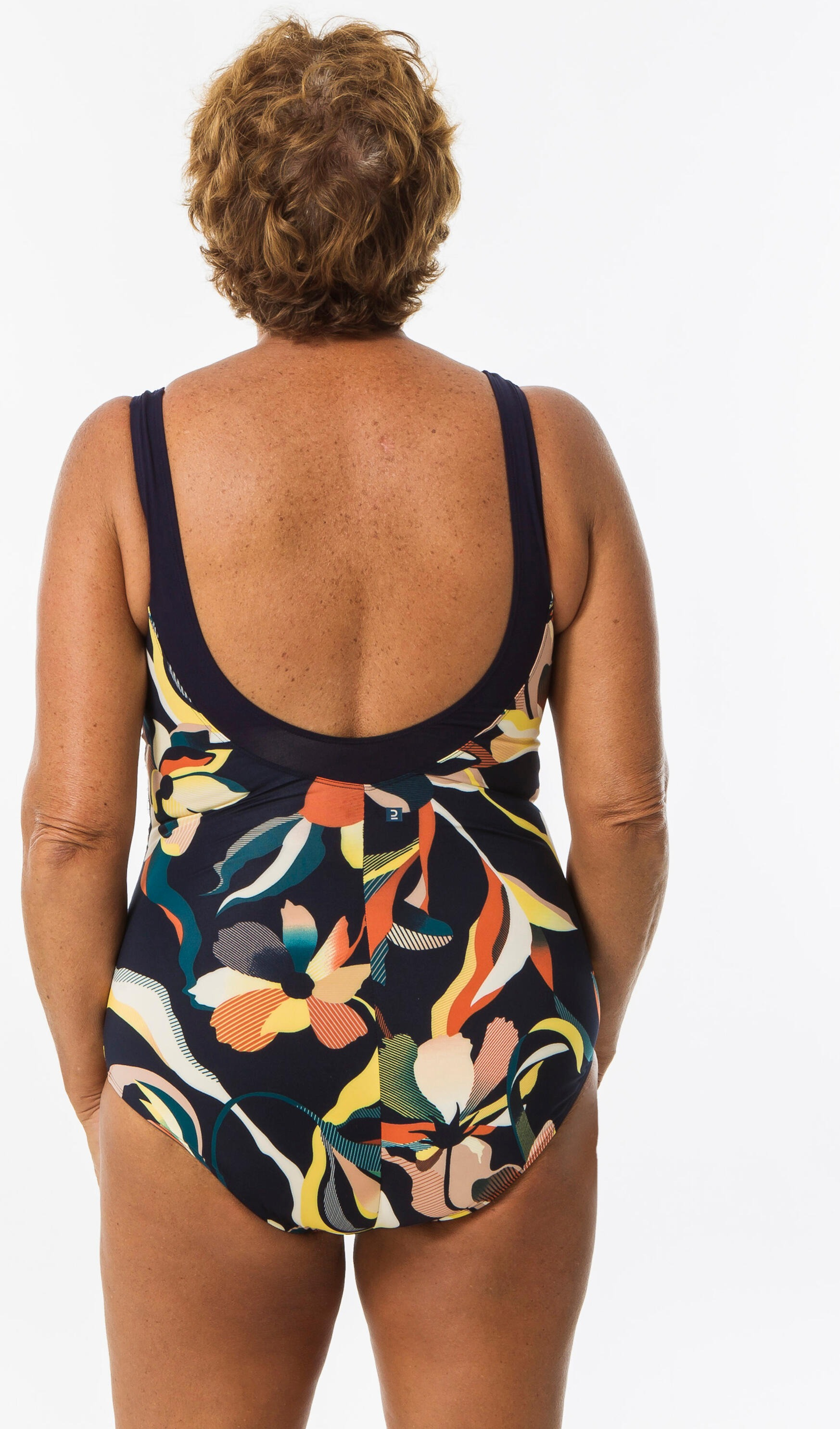 Цельный купальник для аквагимнастики Nabaiji Karli FLO 8615322 42 принт фото 3