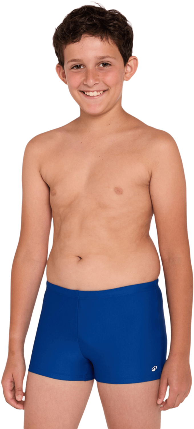 Плавки-боксеры для мальчиков Nabaiji 100 Basic 8553144 5-6 р (113-122 см) синие фото