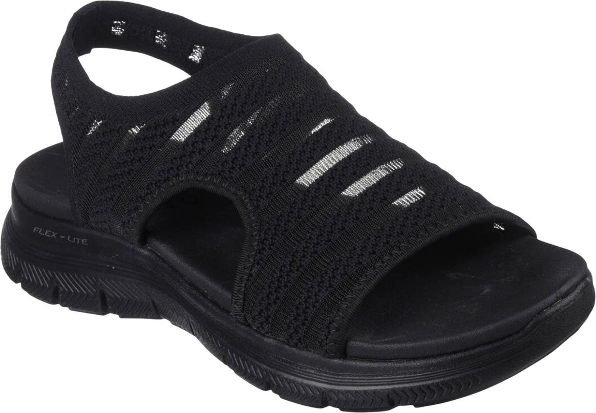 Сандали женские Skechers Flex Appeal 4.0 119479 BBK 35 (5 US) черные фото 3