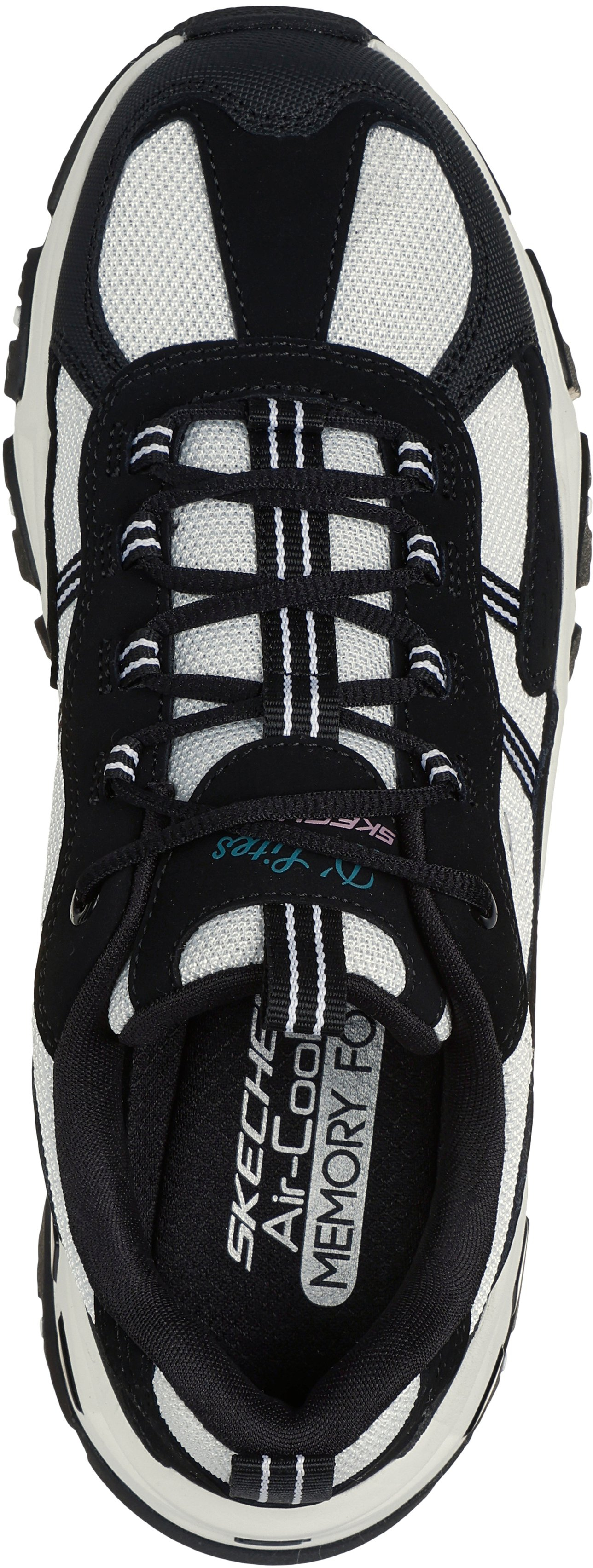 Кросівки жіночі Skechers D'lites Hiker 180128 BKW 40 (10 US) білі/чорніфото6