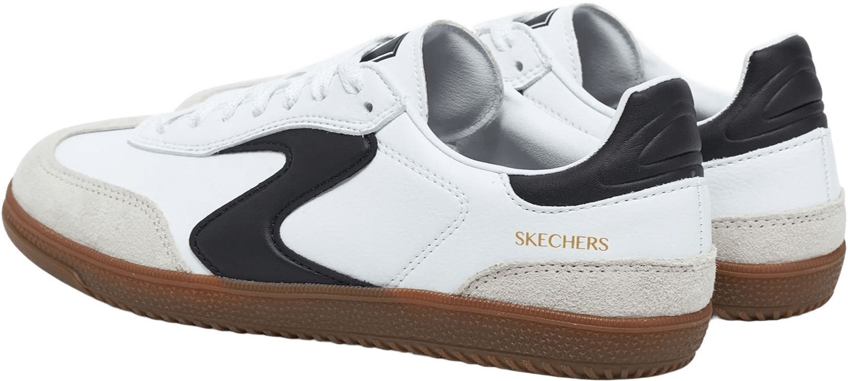 Кеды низкие женские Skechers Hotshot - Kickoff 185232 WBK 40 (10 US) белые фото 6