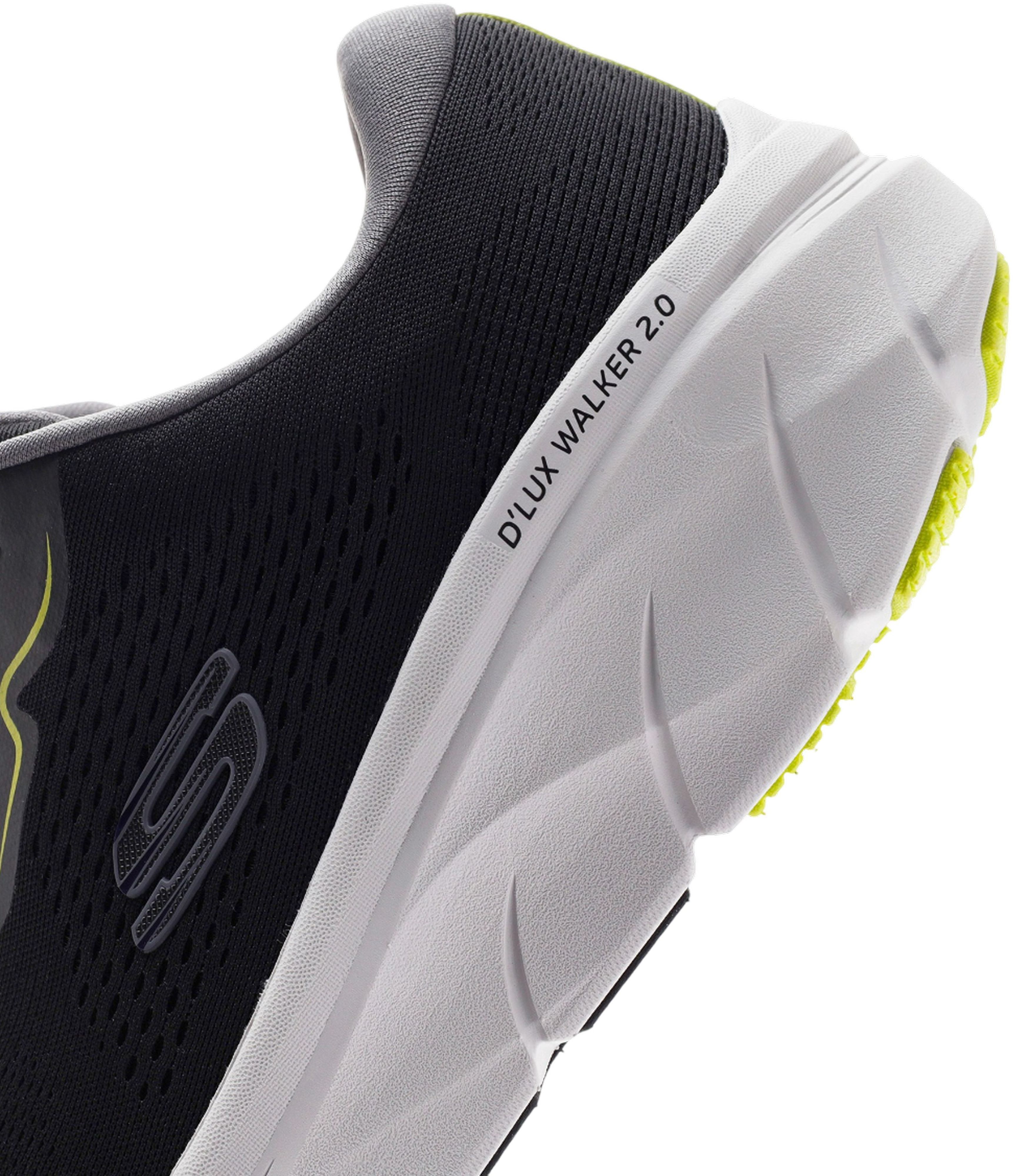 Кроссовки мужские Skechers D'lux Walker 2.0 232714 BKLM 43 (10 US) черные фото 7