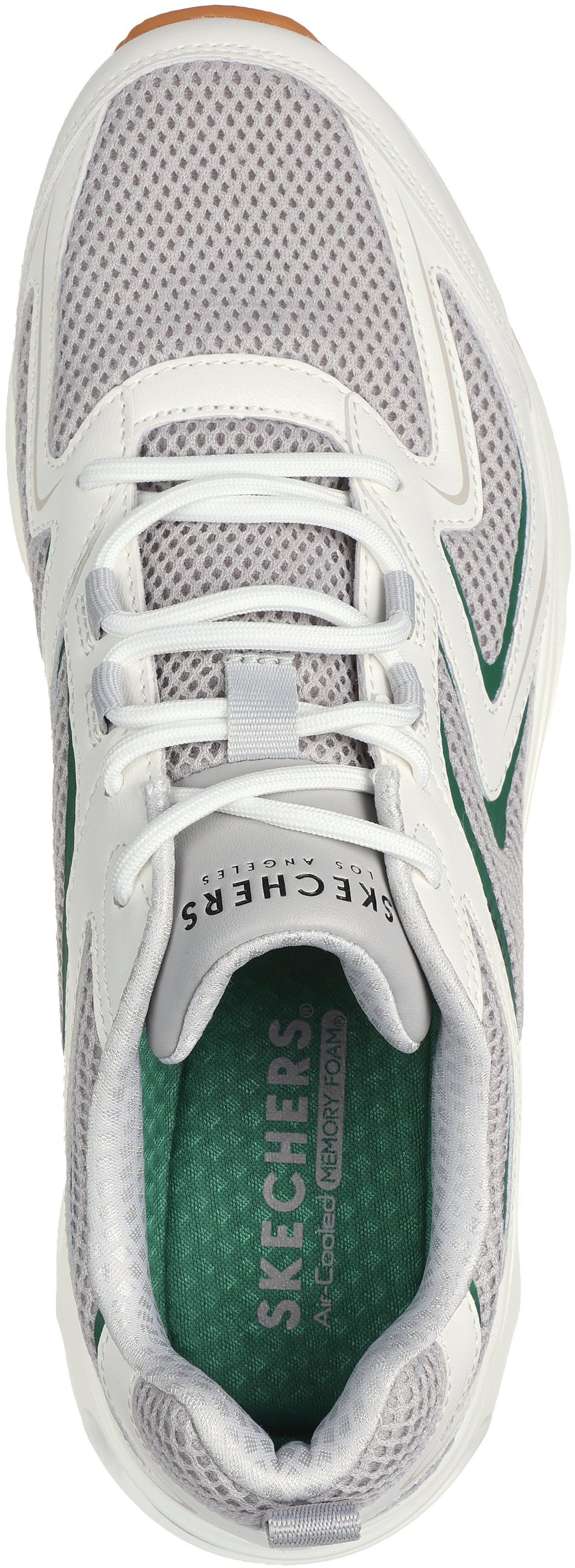 Кроссовки мужские Skechers Tres-Air Uno - Run On Air 183081 WGY 44 (10.5 US) белые фото 4