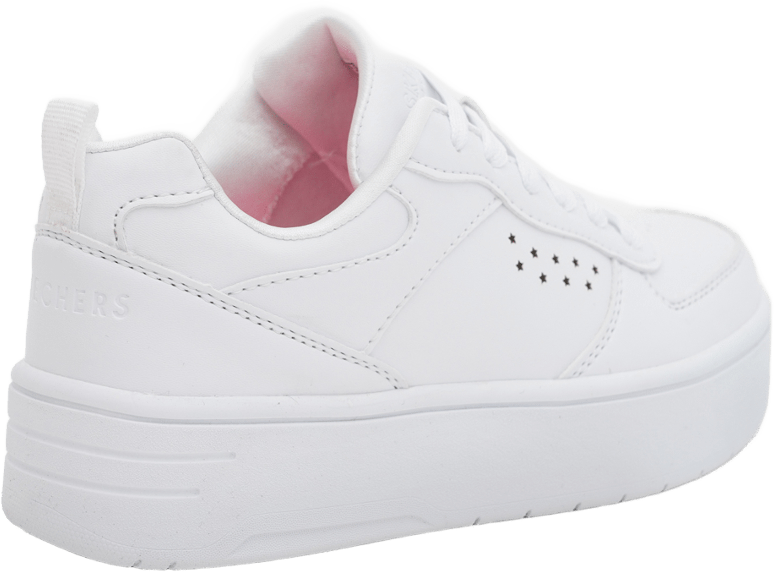 Кеды низкие для девочек Skechers Court High 310197L WHT 33 (1.5 US) белые фото 6