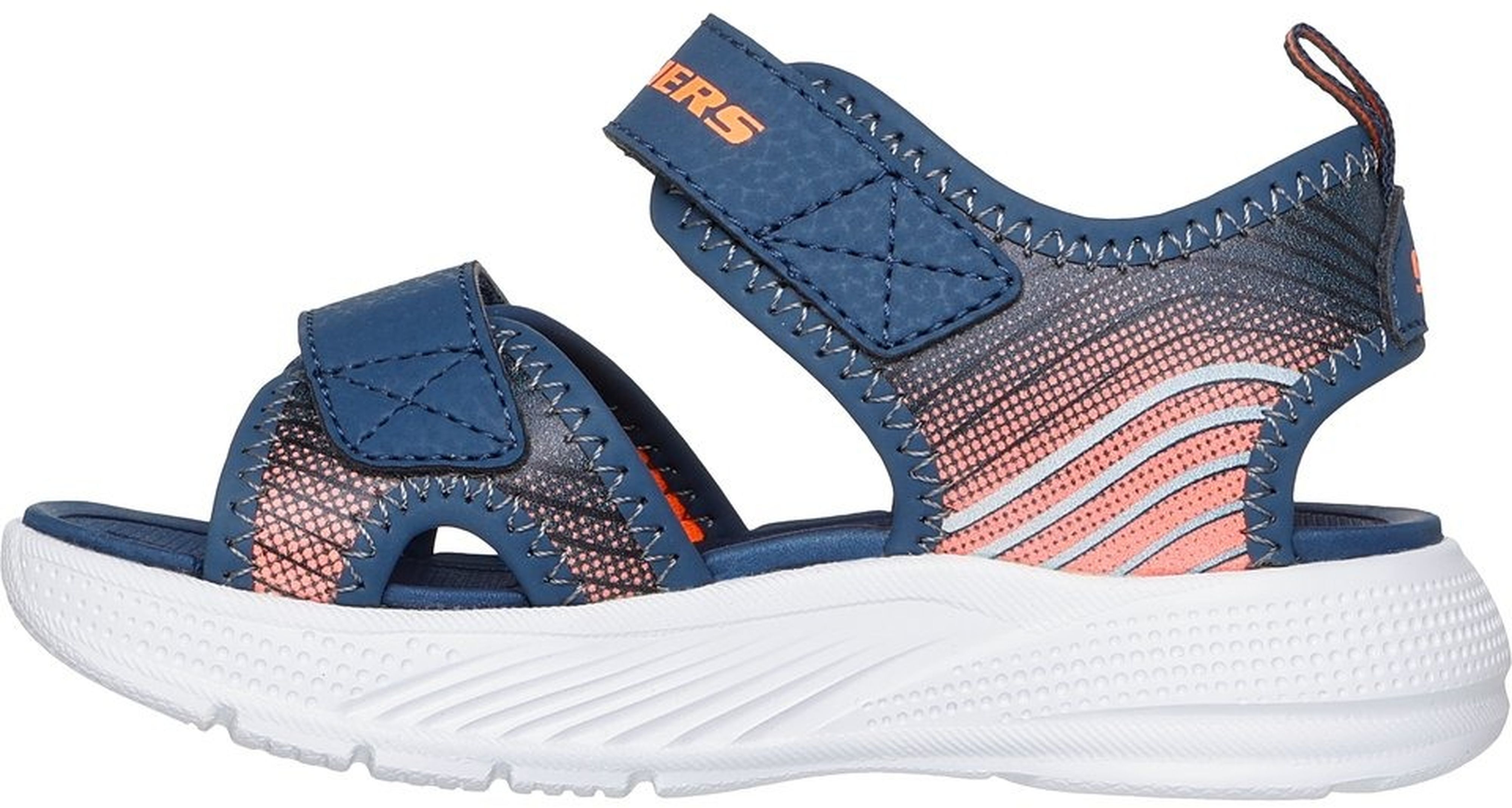 Сандали для мальчиков Skechers Microspec - Splash 407034L NVOR 32 (1 US) синие фото 2