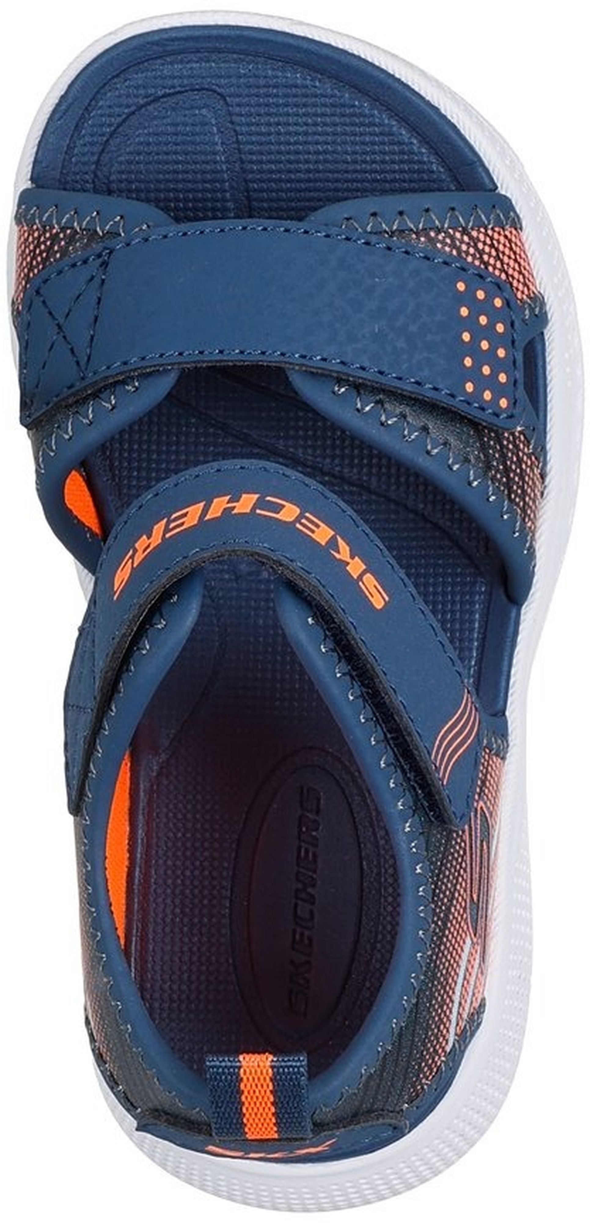 Сандали для мальчиков Skechers Microspec - Splash 407034L NVOR 32 (1 US) синие фото 4