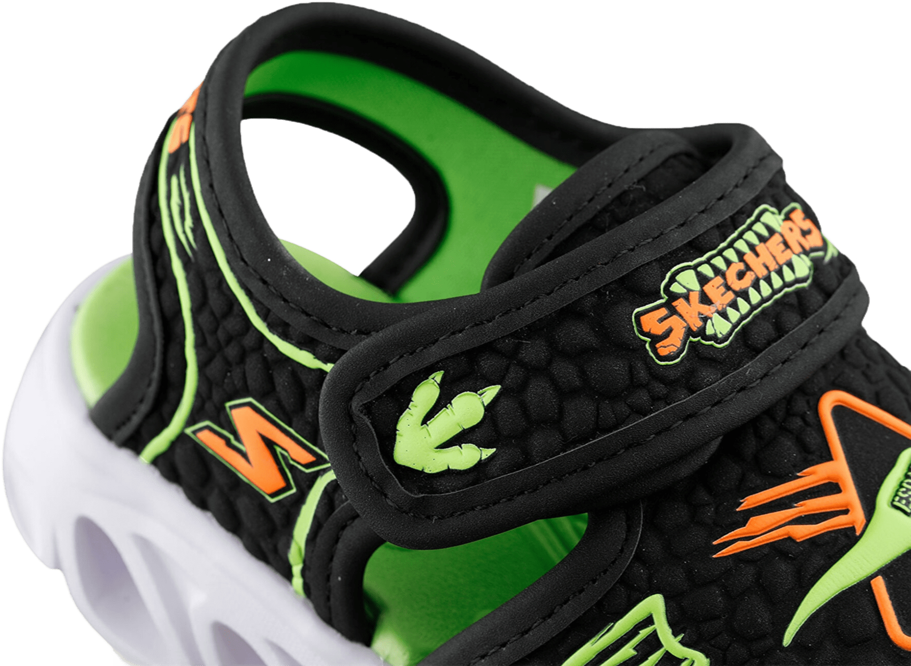 Сандали для мальчиков Skechers S-Lights: Hypno-Flash - Hydro-Fun 400612N BKLM 26 (10 US) черные фото 8