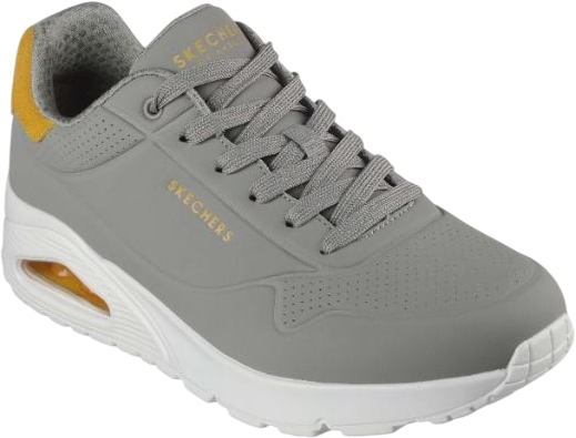 Кроссовки мужские Skechers Uno - Suited On Air 183004 GRYL 46 (12 US) серые фото 