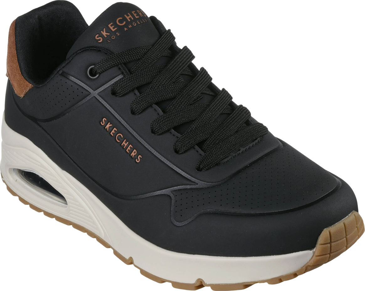 Кросівки чоловічі Skechers Uno 183004 BLK 43 (10 US) чорніфото3